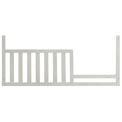 Soho Baby 49095480 Ellison Crib to Toddler Bed Guard Rail Conversion Kit, Wire Brush Rustic White Finish, GreenGuard Gold Certified