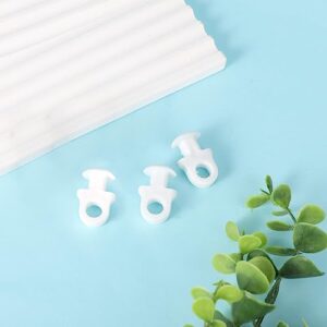 3pcs Keychain Hanger for Bogg Bag, Plastic Hooks Compatible with Bogg Bag Accessories for Bogg Bags Suitable for Charms Tassel Keychains (White)