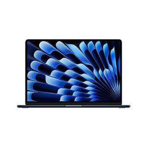 apple 2023 macbook air laptop with m2 chip: 15.3-inch liquid retina display, 8gb unified memory, 256gb ssd storage, 1080p facetime hd camera, touch id. works with iphone/ipad; midnight
