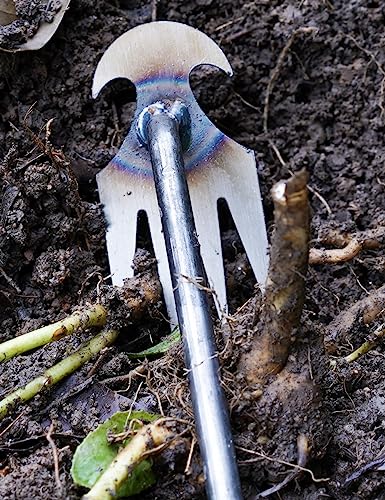 New Weeding Artifact Uprooting Weeding Tool, 16" Weed Puller, 4 Teeth Manganese Steel Forged Hand Weeder, Dual Purpose Hand Remover for Garden Yard Farm Weed Removal for Garden Yard Farm Weed Removal