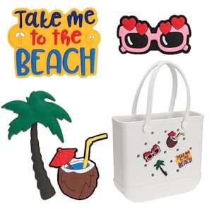 Enruiya Charms for Bogg Bags Accessories for Women Rubber Simply Southern Beach Totes Decoration