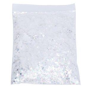 sprinkle colorful pet flakes: glitter confetti 50g for nail art diy crafts decorations - sparkling glitter embellishments and accessories
