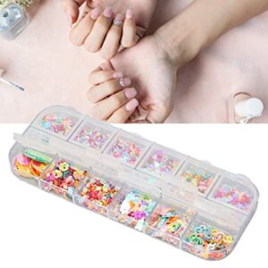 Nail Decals Flakes, Art Glitter Sequins Attractive Various Shapes Shiny Decoration for Nail Art Craft Makeup