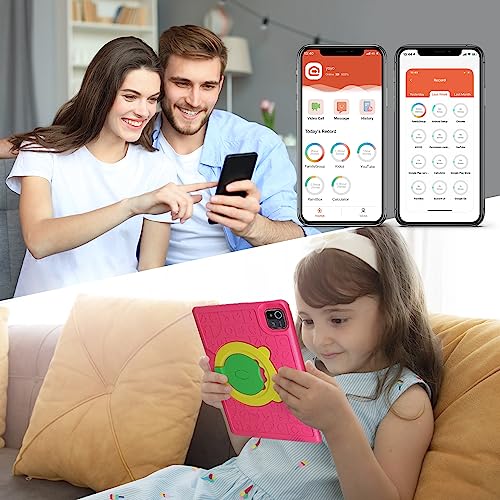 ANYWAY.GO Kids Tablet 10 inch Tablet for Kids Android 12 Tablet 2GB 32GB Children Learning Tablet, Parent Controls, Kidoz Pre-Installed Bluetooth WiFi Tablet Kids with Shock-Proof Case