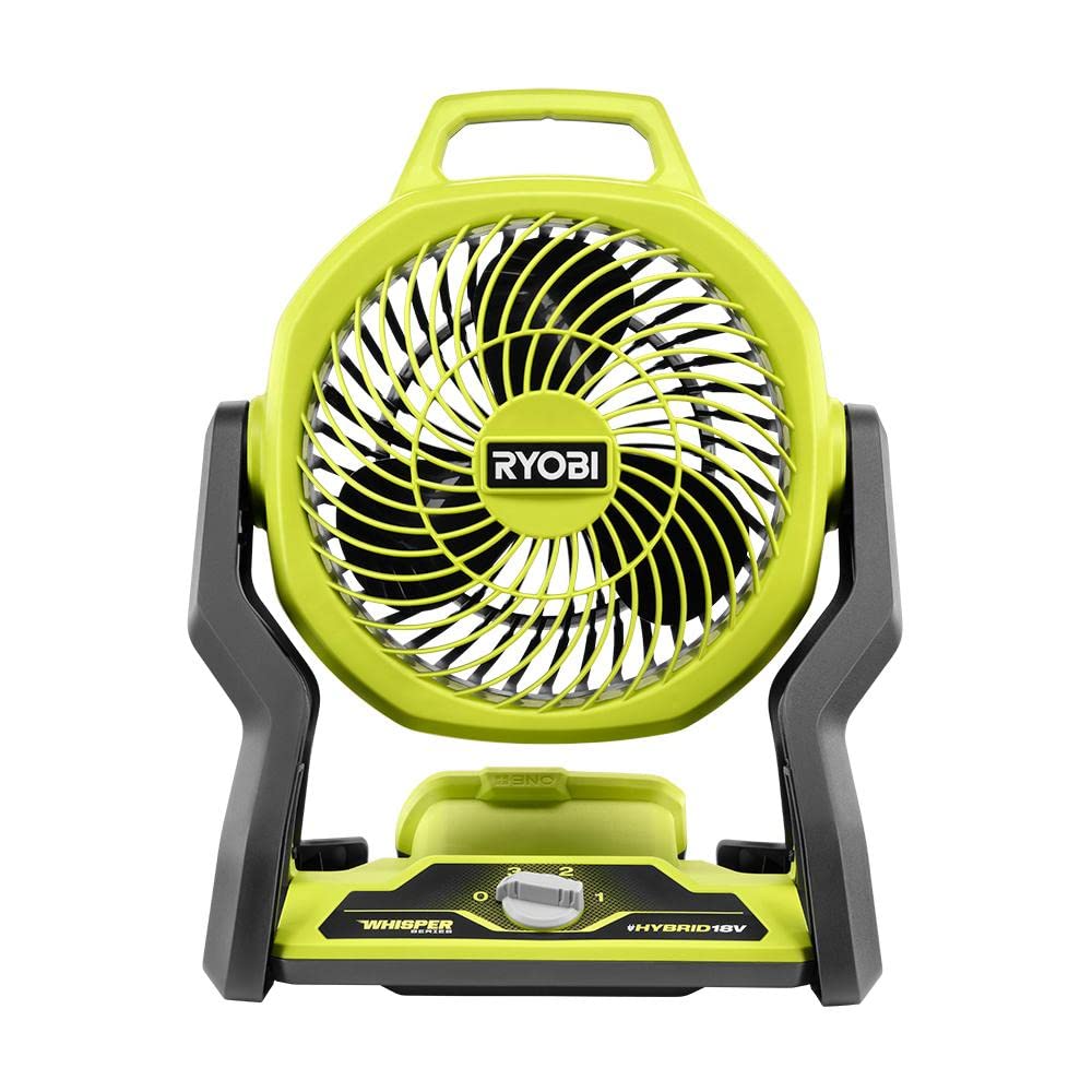 RYOBI ONE+ 18V Cordless Hybrid WHISPER SERIES 7-1/2 in. Fan (Tool Only)