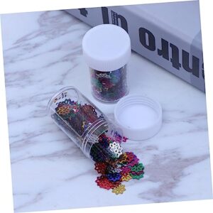 COHEALI 3pcs 12 Sequin Gold Powder Sequin Painting Gold Powder Sequined Gold Powder Handmade DIY Colorful Gold Powder Glitter Powder Boxed Snowflake Shape Gold Powder