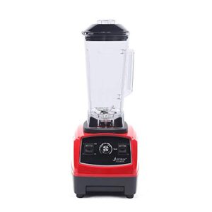 Cutycaty Professional Countertop Blender, Commercial Countertop Blender Smoothie Maker Kitchen Smoothie Blender for Crusing Ice Frozen Fruit Shakes (Red, 2200W)