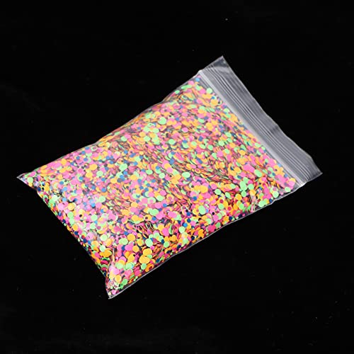 Crafts Sequins, Cosmetic Festival Chunky Glitters DIY Craft Circle Chunky Glitter for Wedding Festival for Household for Nail Salon