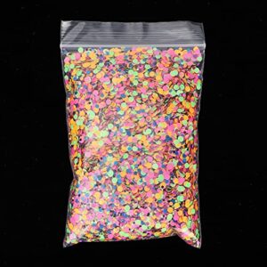 Crafts Sequins, Cosmetic Festival Chunky Glitters DIY Craft Circle Chunky Glitter for Wedding Festival for Household for Nail Salon