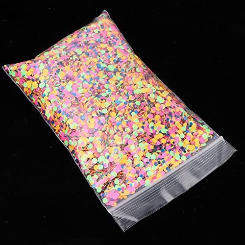 Crafts Sequins, Cosmetic Festival Chunky Glitters DIY Craft Circle Chunky Glitter for Wedding Festival for Household for Nail Salon