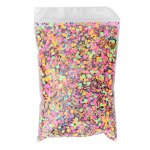 Crafts Sequins, Cosmetic Festival Chunky Glitters DIY Craft Circle Chunky Glitter for Wedding Festival for Household for Nail Salon