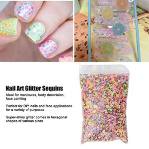 Crafts Sequins, Cosmetic Festival Chunky Glitters DIY Craft Circle Chunky Glitter for Wedding Festival for Household for Nail Salon