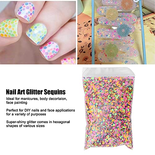 Crafts Sequins, Cosmetic Festival Chunky Glitters DIY Craft Circle Chunky Glitter for Wedding Festival for Household for Nail Salon