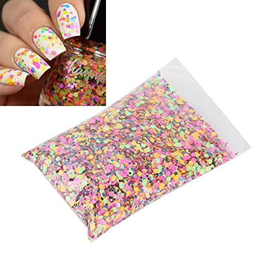 Crafts Sequins, Cosmetic Festival Chunky Glitters DIY Craft Circle Chunky Glitter for Wedding Festival for Household for Nail Salon