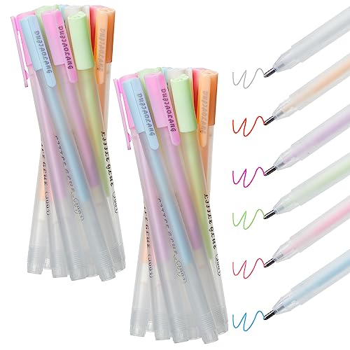 Fulmoon 24 Pieces Ball Point Glue Pen with Glue Refills for Quick Dry Glue Pen for Kids Paper Crafts Supplies Handmade Stationery DIY Kids School Craft Supplies