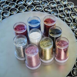 Weddings Parties and Gift Gold Sparkly Glitter Crafts DIY Party Wedding Decorations Projects Sale vngift11439