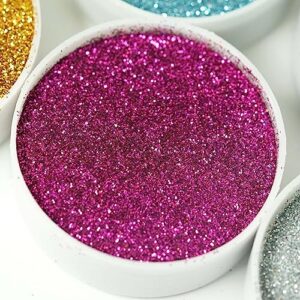 Weddings Parties and Gift 1 lb Fuchsia Sparkly Glitter Crafts DIY Party Wedding Decorations Wholesale vngift11255