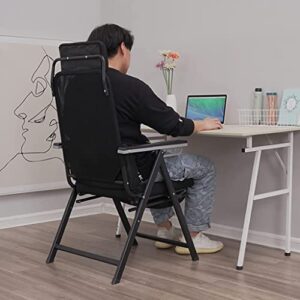 Family Office Chair Ergonomic Office Chair with Armrests Comfortable Desk Chair Reclining Home Managerial Chairs Portable Executive Chairs Firm Seat Cushion