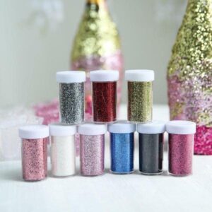 Weddings Parties and Gift Red Sparkly Glitter Crafts DIY Party Wedding Decorations Projects Sale vngift11414