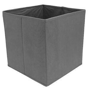 doitool foldable storage bins fabric open storage cubes collapsible organizer baskets laundry container nursery hamper with handles for cabinet closet shelf storage gray