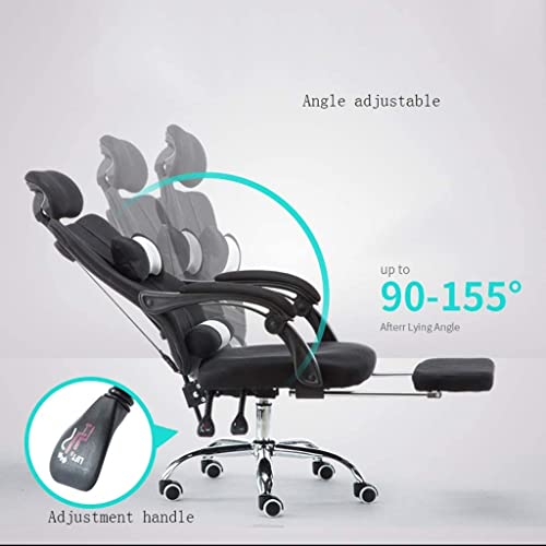 Family Office Chair Office Chair Height Adjustable Desk Chair Swivel Computer Chair Ergonomic Executive Chairs Managerial Chairs Firm Seat Cushion (Color : Green)