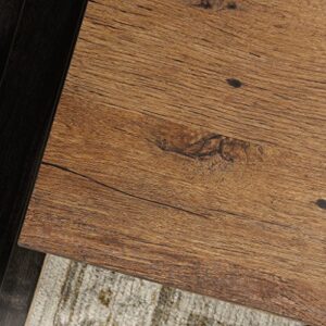 Sauder Palladia Desk with Hutch, L: 59.49" x W: 23.54" x H: 56.5", Vintage Oak Finish & Palladia Executive Desk, Vintage Oak Finish