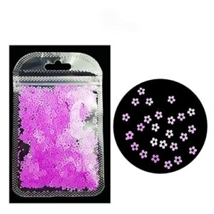 9PCS Nail Set,Glow In The Dark Glitter Luminous Nail Glitter Chunky Glitter Craft 9 colors fluorescent nail