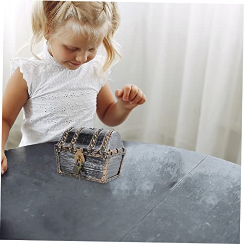 Zerodeko 1pc Box Pirate Box Plastic Playes Kids Treasure Chest Wooden Treasure Chest Box Girl Treasure Chest Metal Treasure Chest Jewelry Treasure Box Pirate Storage Chest Storage Chest Toy