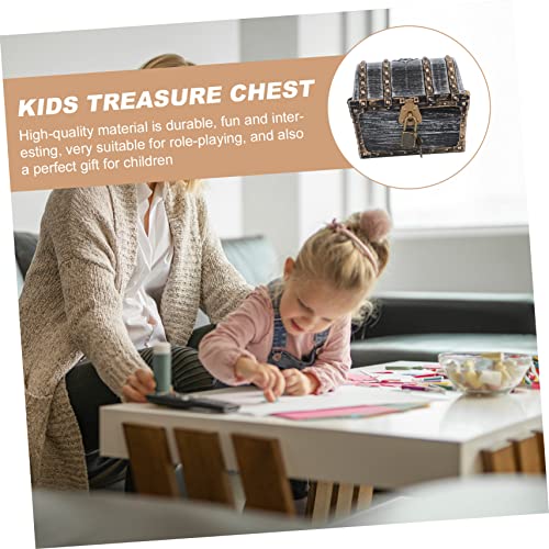 Zerodeko 1pc Box Pirate Box Plastic Playes Kids Treasure Chest Wooden Treasure Chest Box Girl Treasure Chest Metal Treasure Chest Jewelry Treasure Box Pirate Storage Chest Storage Chest Toy