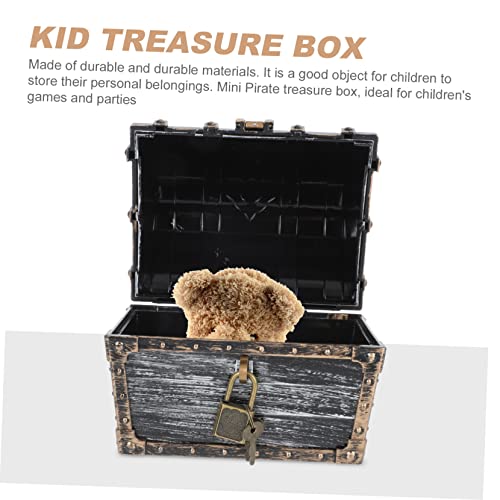 Zerodeko 1pc Box Pirate Box Plastic Playes Kids Treasure Chest Wooden Treasure Chest Box Girl Treasure Chest Metal Treasure Chest Jewelry Treasure Box Pirate Storage Chest Storage Chest Toy