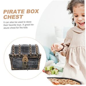 Zerodeko 1pc Box Pirate Box Plastic Playes Kids Treasure Chest Wooden Treasure Chest Box Girl Treasure Chest Metal Treasure Chest Jewelry Treasure Box Pirate Storage Chest Storage Chest Toy