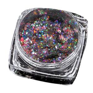 ljhnba Opal Powder Irregular Foil Loose Glitter Pigments Eyeshadow Nail Art Resin Crafts Manicure Chrome Decoration