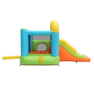 Bouncy Castle, Castle Bouncer with Slide Inflatable Castle Playground Equipment Children's Play House Indoor and Outdoor Small Trampoline Inflatable Bouncy Castle