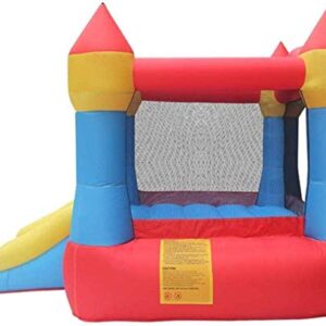 Bouncy Castle, Inflatable Castle for Children， Trampoline Home Small Inflatable Slide Parent-Children s Playground Kindergarten Indoor and Outdoor Toy Playground