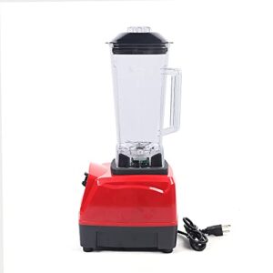 Drink Blender, Blender for Shakes and Smoothies,Blender for kitchen Max 2200W High Power Home Blender with Timer, Smoothie Maker 2000 ml for Crushing Ice, Frozen Dessert, Soup,fish (red)