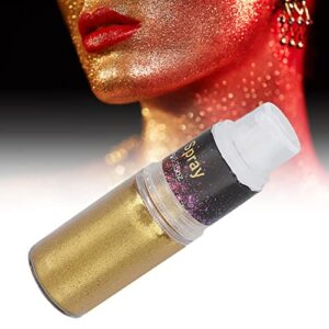 Golden Glitter Powder Face Body Paint Temporary Tattoo Nail Art Craft Glitter Powder Halloween Cosplay Party Art Stage Makeup 0.4oz