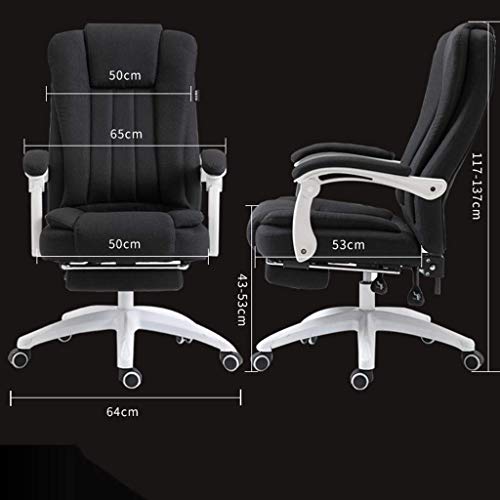 XXXDXDP Executive Office Chair, (Color : Black, Size : 64 * 64 * 137cm)