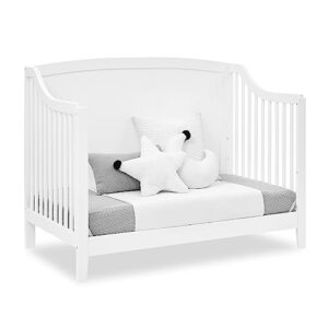 Delta Children Campbell 6-in-1 Convertible Crib - Greenguard Gold Certified, Bianca White