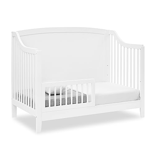 Delta Children Campbell 6-in-1 Convertible Crib - Greenguard Gold Certified, Bianca White