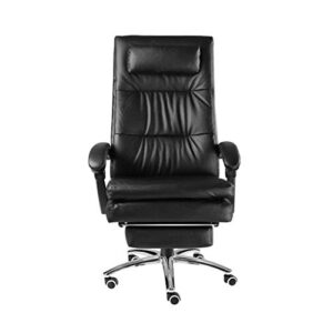 xxxdxdp high back office chair executive desk chair with padded armrests,adjustable ergonomic swivel task chair with lumbar support (color :black or brown) (color : d)