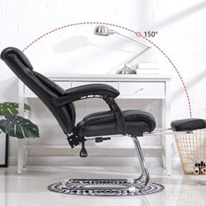 XXXDXDP Executive Office Chair Ergonomic Heavy Duty Chair Leather Adjustable Swivel Comfortable Rolling Chair
