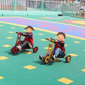 MJKCBD Kids Tricycle for Rider Ages 2+, Toddler Big 3 Wheel Riding Toys Girls/Boys Trikes,Preschool and Playground Learning Activity, Daycare and Classroom Outdoor Play Equipment,Red