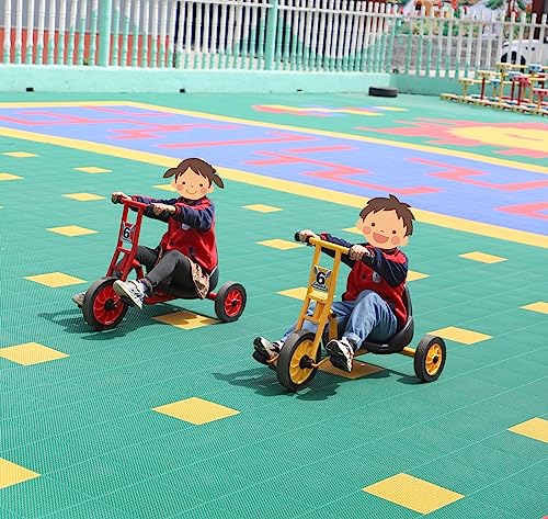 MJKCBD Kids Tricycle for Rider Ages 2+, Toddler Big 3 Wheel Riding Toys Girls/Boys Trikes,Preschool and Playground Learning Activity, Daycare and Classroom Outdoor Play Equipment,Red