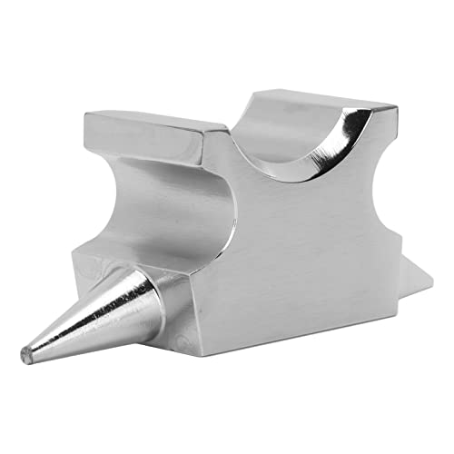 YEmirth Double Ended Horn Anvil Stainless Steel Metal Forging Platform for DIY Jewelry Processing