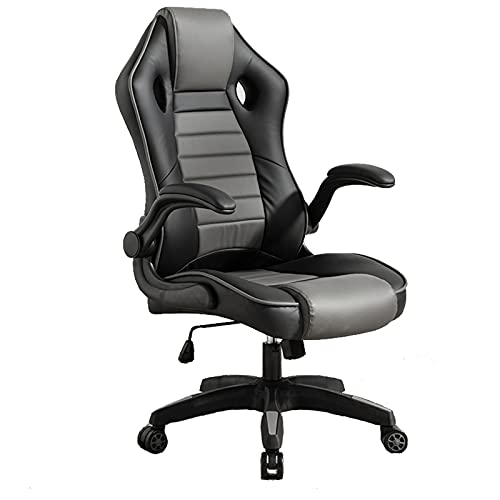 SieHam Chairs,Gaming Chair, Ergonomic Office Chair Sturdy Durable Bedroom Chair Office Meeting Room Executive Swivel Desk Chair/Black/50 * 48 * 110-118Cm