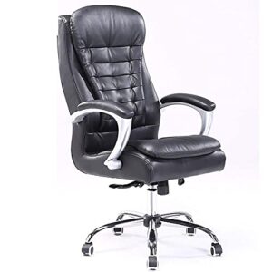 riloop chair office chair chair ergonomic, computer chair adjustable seat height with back support and arms, desk chair comfy, study chair for home, office and executive