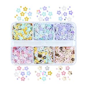 flower glitter confetti epoxy resin mold fillers nail sequin glitters nail decors resin filling materials