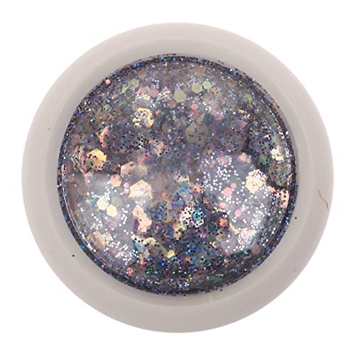 Craft Glitter Set 8 Colors Holographic Glitter Resin Glitter Film for Body Face Nail Art Decoration