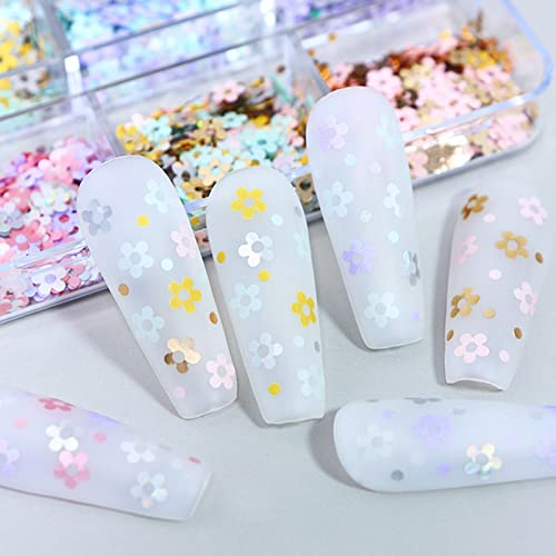 Flower Glitter Confetti Epoxy Resin Mold Fillers Nail Sequin Glitters Nail Decors Resin Filling Materials