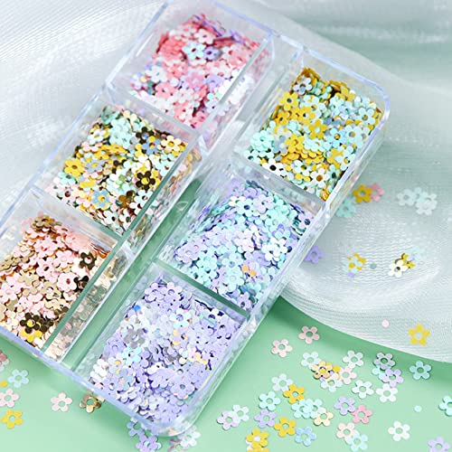 Flower Glitter Confetti Epoxy Resin Mold Fillers Nail Sequin Glitters Nail Decors Resin Filling Materials